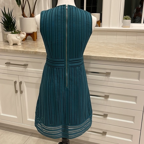 J. Crew teal fit and flare dress - Picture 4 of 8